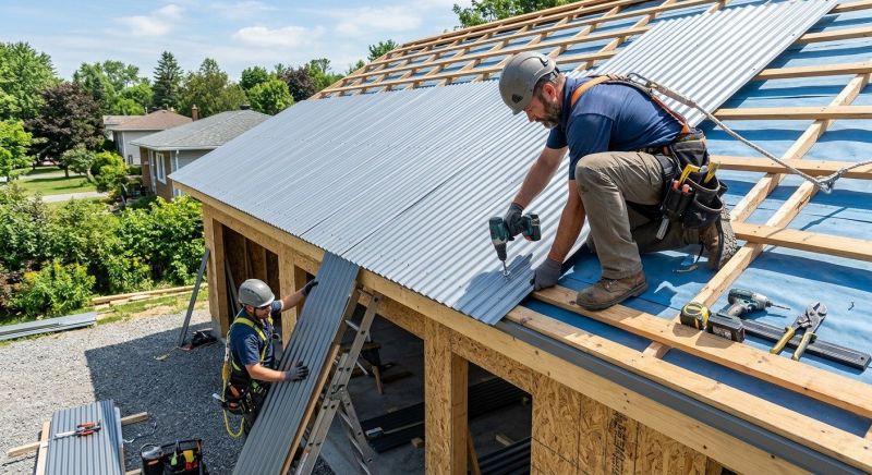Barn Roof Installation in Naperville, IL